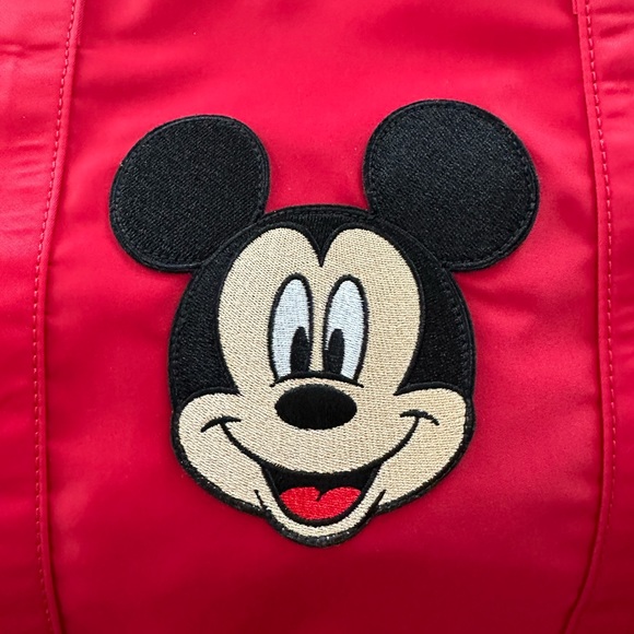 Stoney Clover Lane. classic tote bag. Ruby ❤️ with a large Mickey patch. - Picture 2 of 11